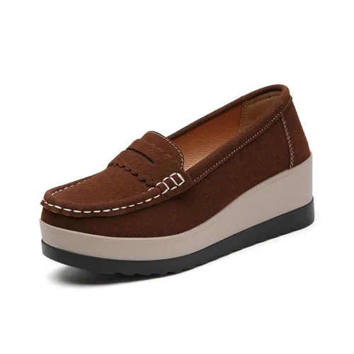 Reivanti Casual Single Shoes Women's Coffee