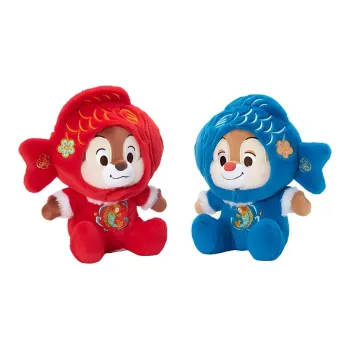 Disney Chip 'N Dale 2024 New Year Mickey Collection Dolls Plush Doll 16cm High 16cm Long