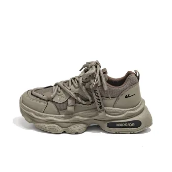 Warrior Low Top Chunky Sneakers Men's Army Green