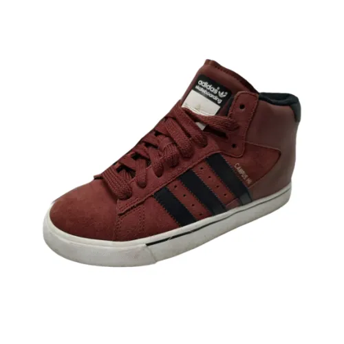 Adidas Originals Campus Skateboard Shoes Men Mid-Top Red