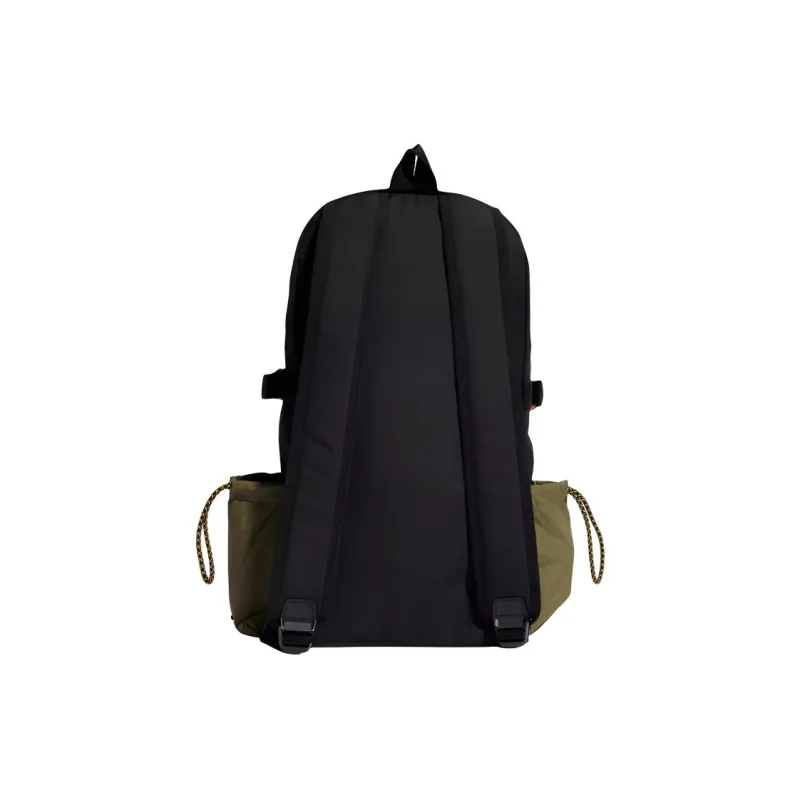 Adidas Neo Polyester Backpack Regular Unisex Black & Army Green-2