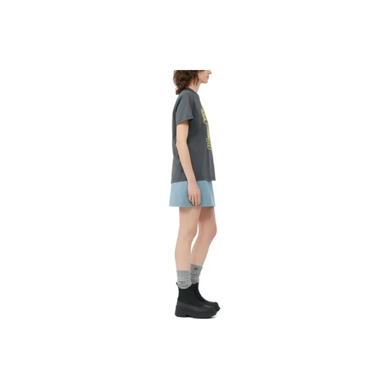 GANNI T Shirts Women's Volcanic Gray-3