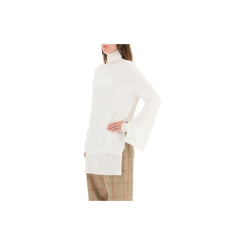MARNI Fitted Sweater Women's White-3