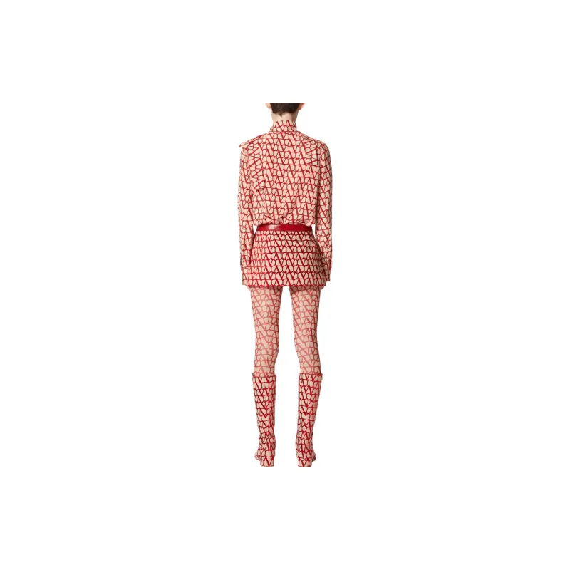 Valentino Leggings Women's Red-1