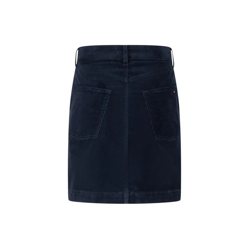 Tommy Hilfiger Casual Short Skirts Women's Navy Blue-1