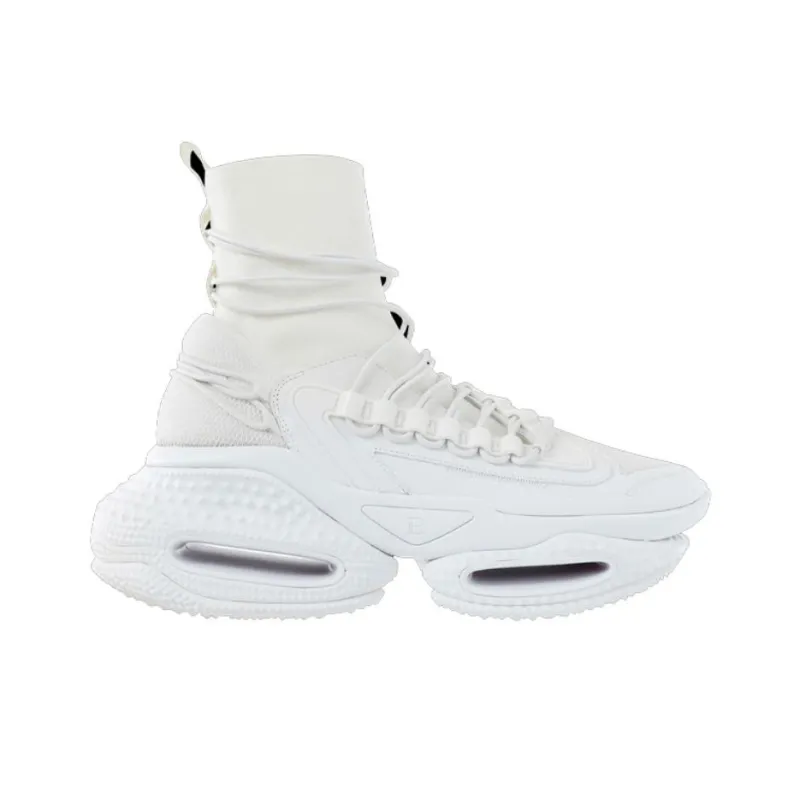 BALMAIN B-Bold Runner Casual Shoes Men's White-1