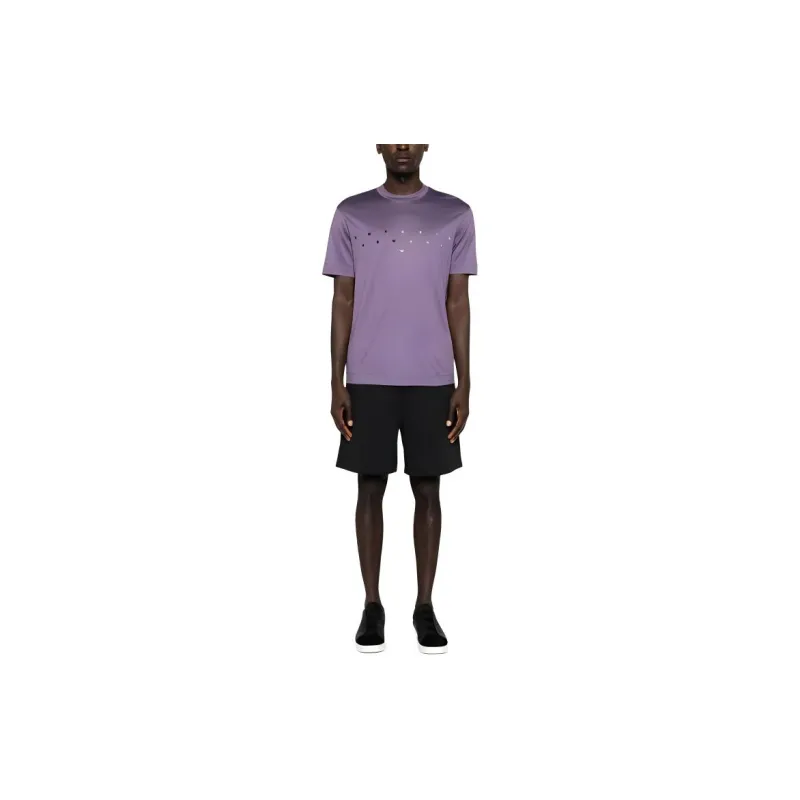 EMPORIO ARMANI T Shirt Men's Purple-1