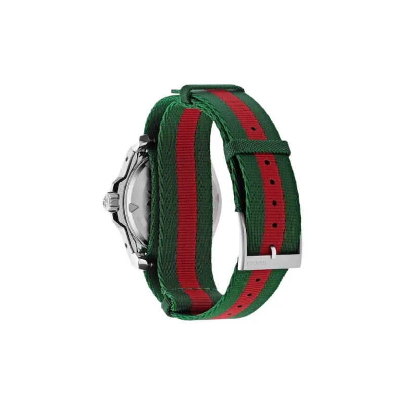GUCCI Dive Collection Wrist Watch Automatic Mechanical Movement Nylon Strap 40mm Black Dial Unisex-1
