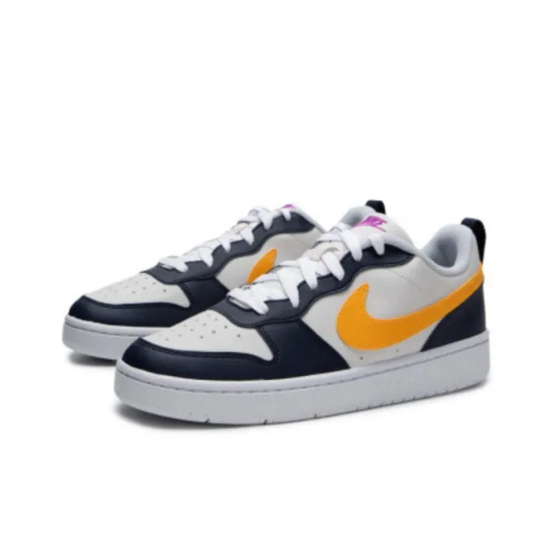 Nike Court Borough Low Recraft 'White Navy Gold' GS-11