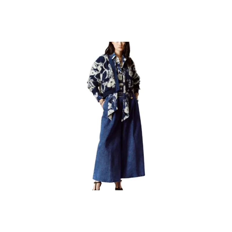 CHANEL Knitwear Women's Blue-1