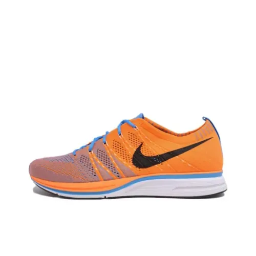 Nike Flyknit Trainer+ Total Orange Blue Glow