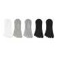 5 Pack (1 White, 2 Gray, 2 Black)
