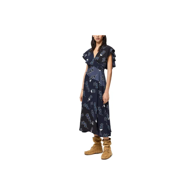 LOEWE Short Sleeved Dresses Women's Blue-1