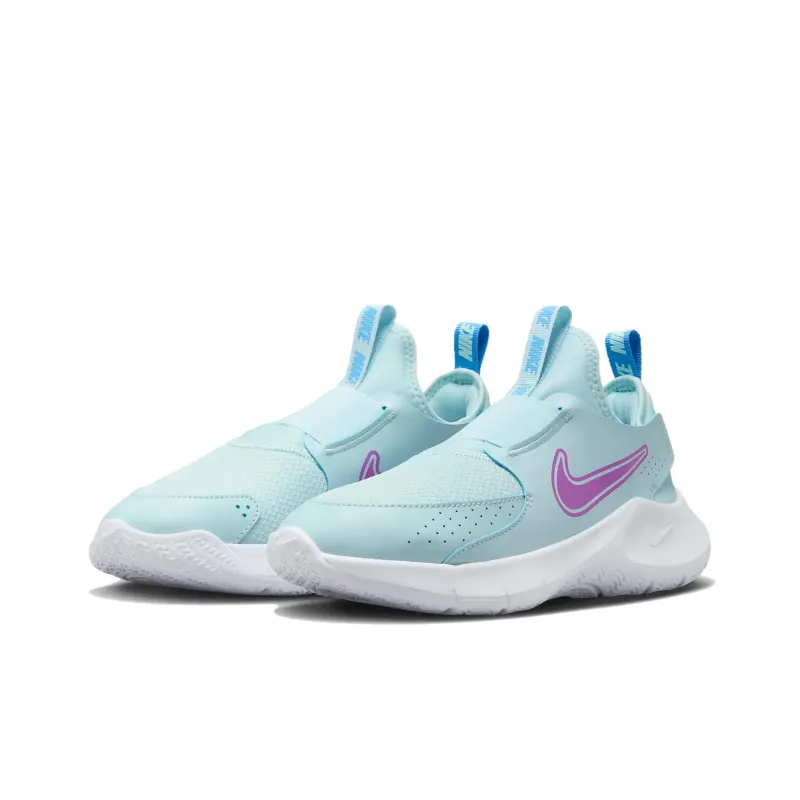 Nike Flex Runner 3 Low Top Kids' Running Shoes Light Green Unisex-1