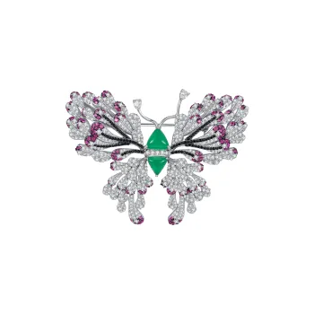 JAY S925 Silver Brooches Women's