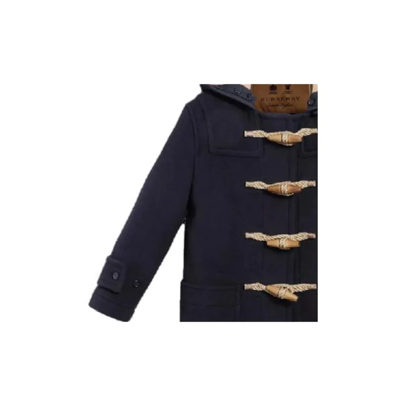 Burberry Coats Women's Marine Blue-5