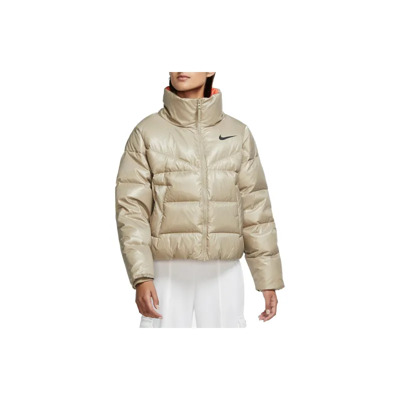 Nike Down Jackets Women's Silver-3