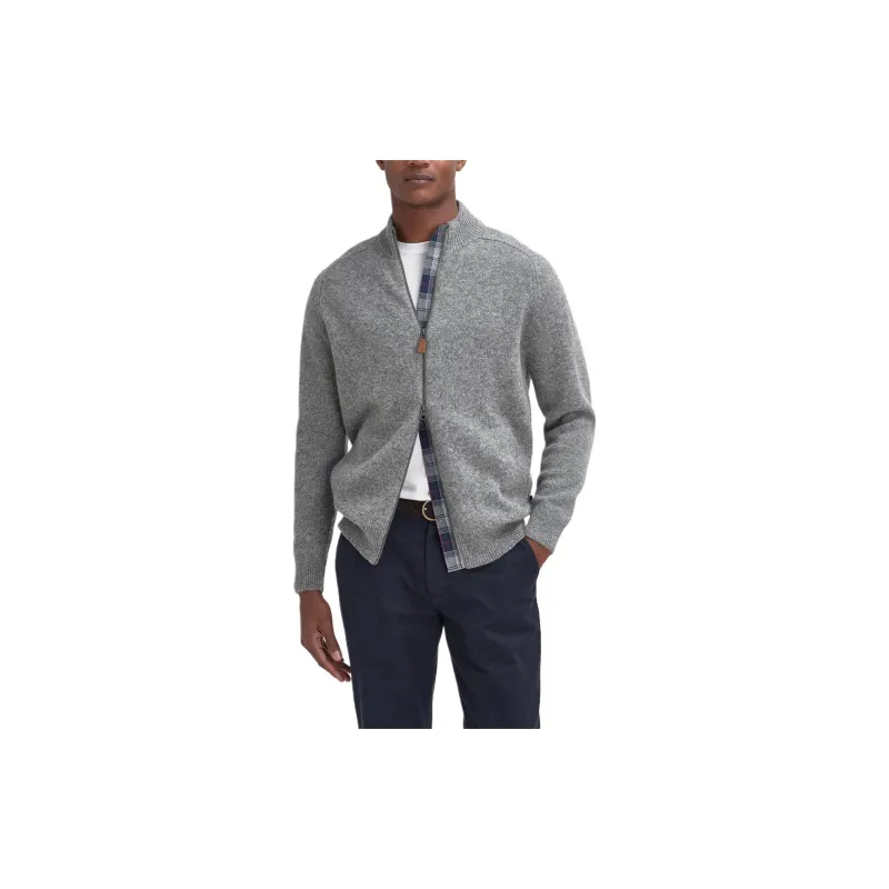 BARBOUR Talder Zip-Up Knit Sweater-1