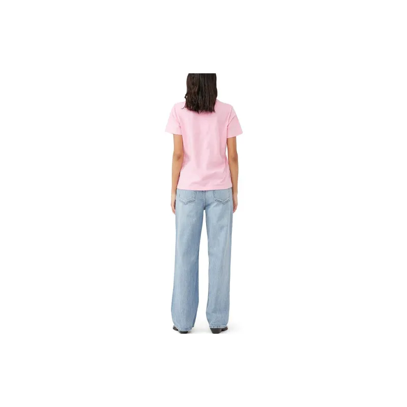 GANNI T-Shirts Women's Pink-3
