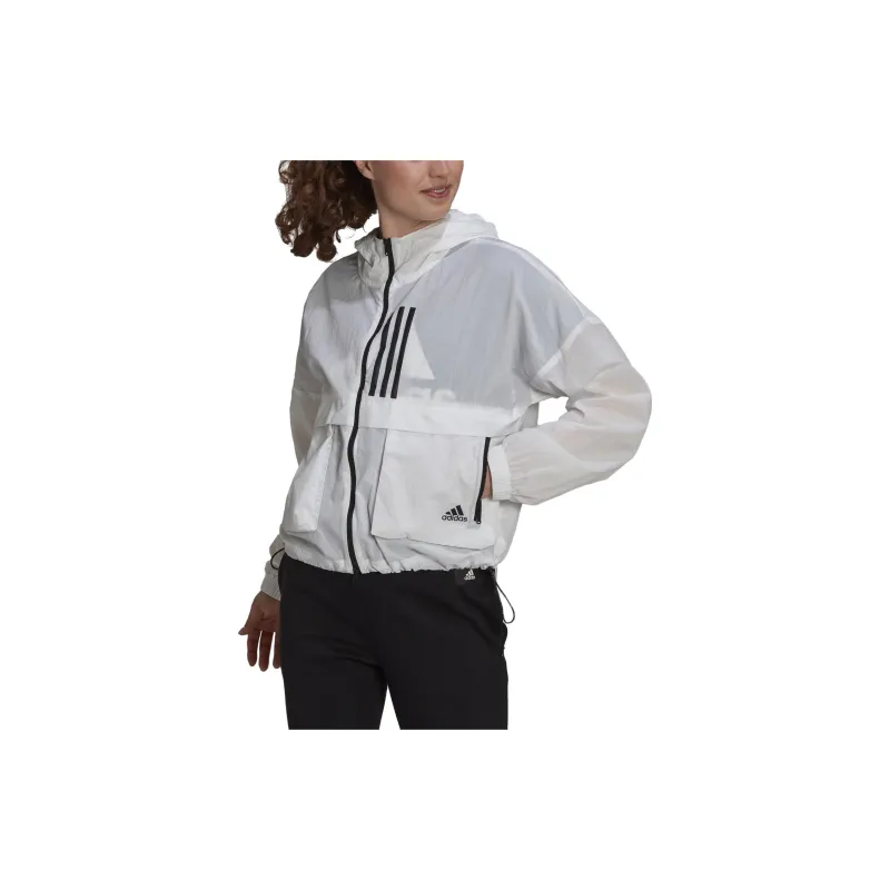 Adidas W.N.D. Jackets Coats Women's White-1