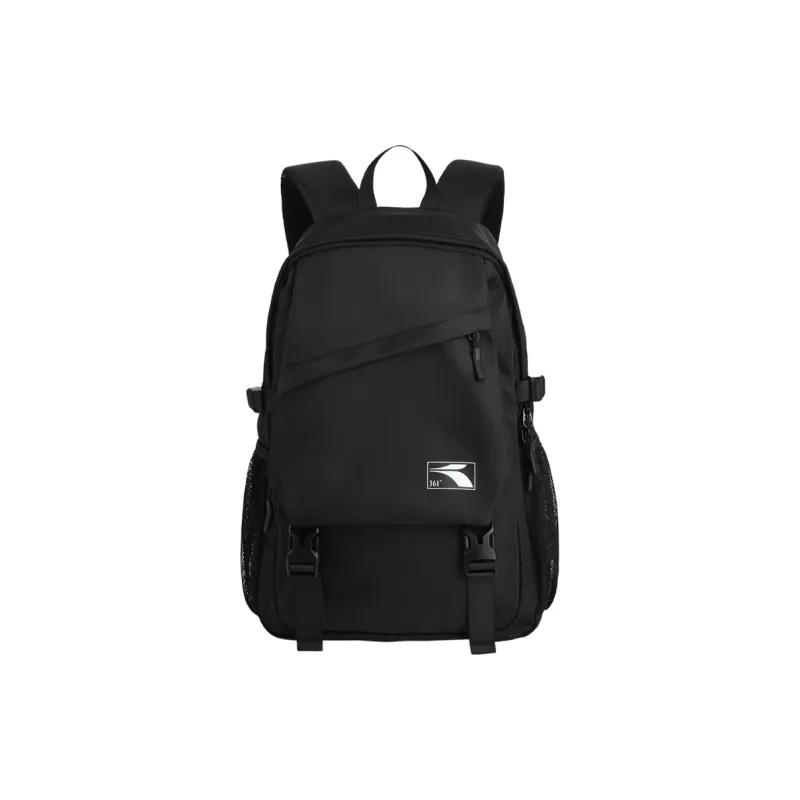361° Polyester Backpack Regular Unisex Black/White-0