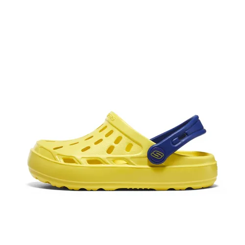 Skechers Waterproof And Breathable Children's sandals luxury Yellow Blue Teenagers
