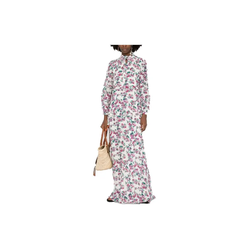 PINKO FW22 Long Sleeved Dresses Women's Multicolor-1