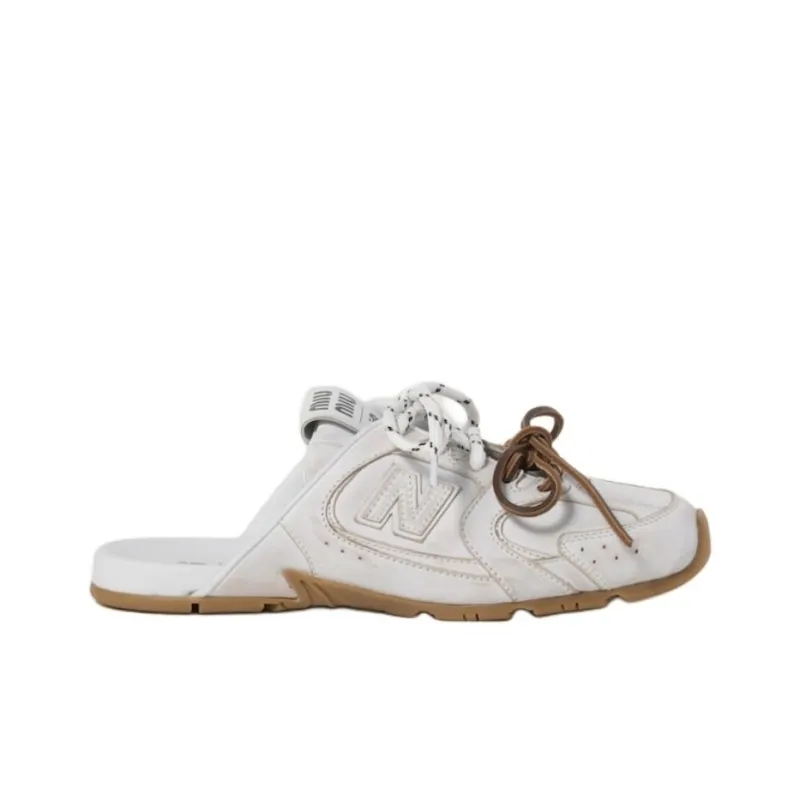 New Balance x MIU MIU NB 530 SL Closed Toe Slippers Women's White-1