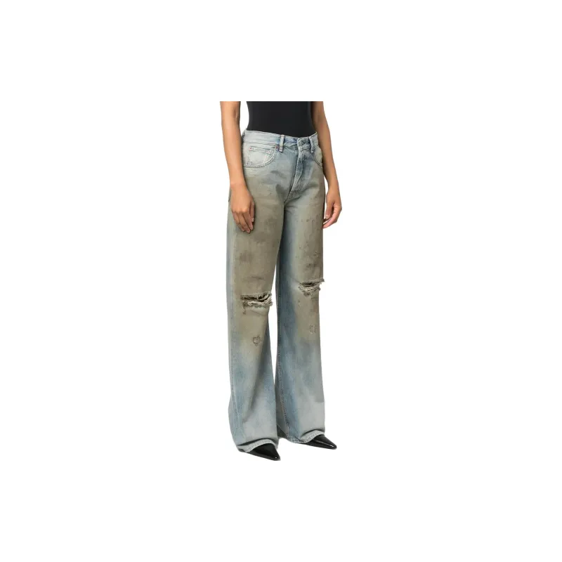 Acne Studios Loose Fit Jeans 2021F Mid Blue-3