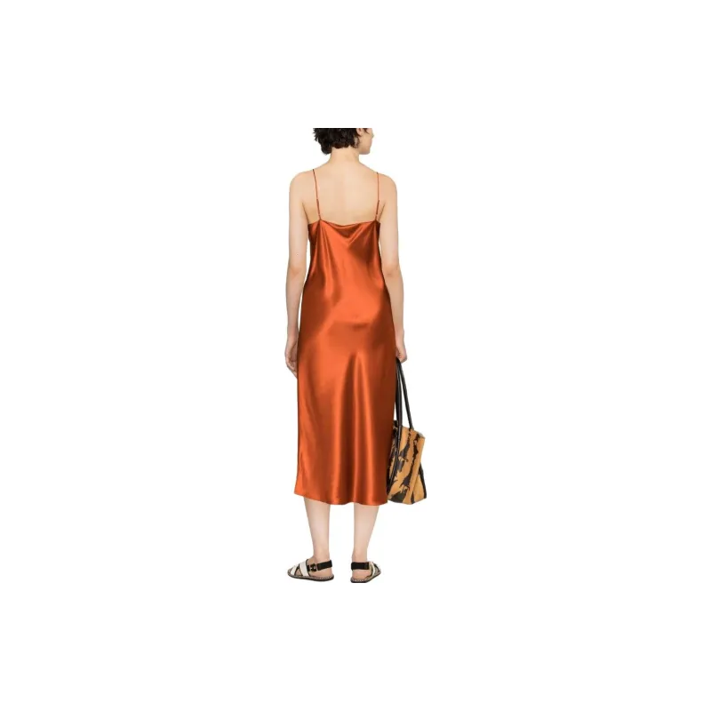 Polo Ralph Lauren Sleeveless Dress Women's Orange-2