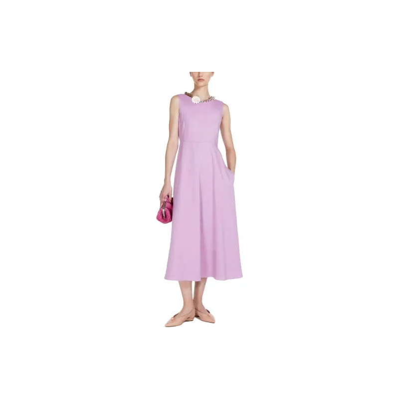 WEEKEND MaxMara Sleeveless Dress Women's Purple-1