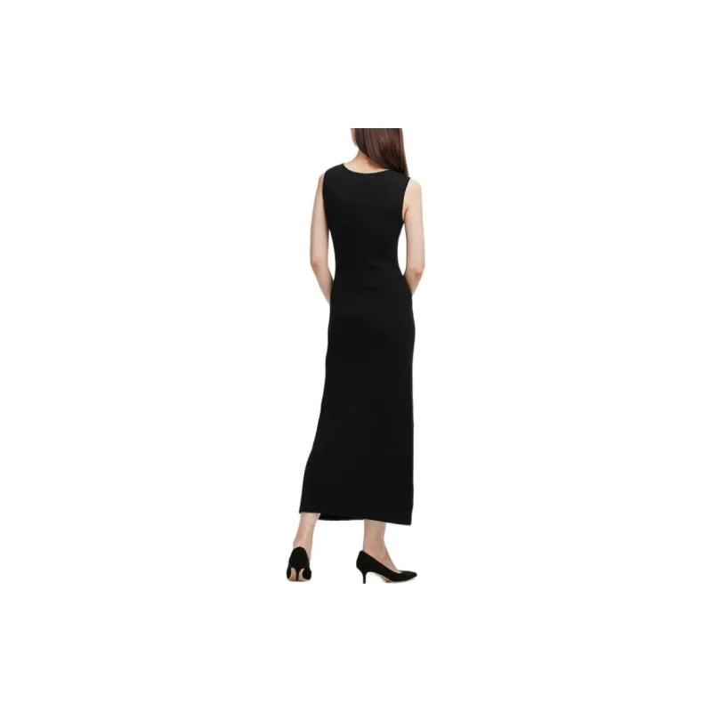 THEORY Sleeveless Dresses Women's Black-3