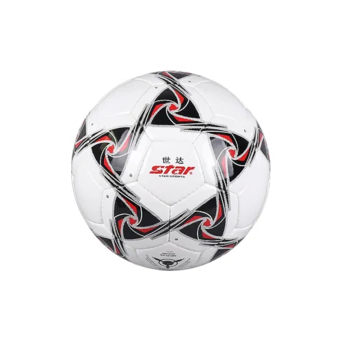 Star Size 34 Size 5 Size Soccer PU Hand-Stitched Soccer Ball Men's White
