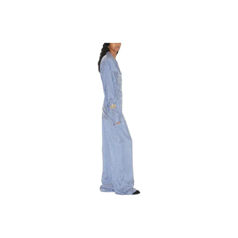 Burberry Jumpsuits Women's Blue-3
