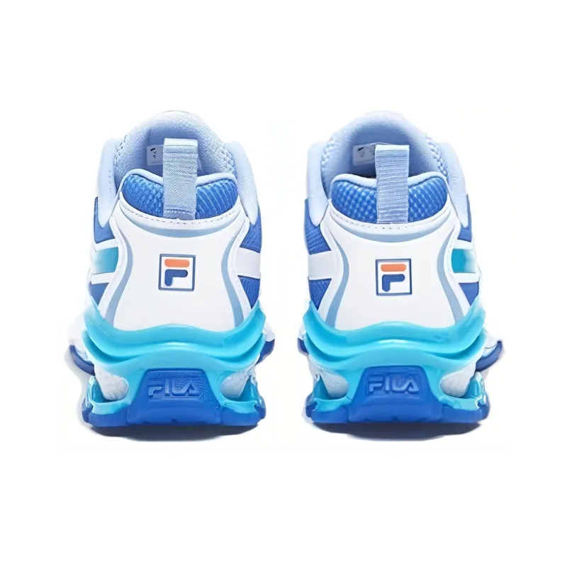 FILA KIDS Cushioned Wear-Resistant Breathable Low-Top Kids' Running Shoes Marine Blue Teenagers-3