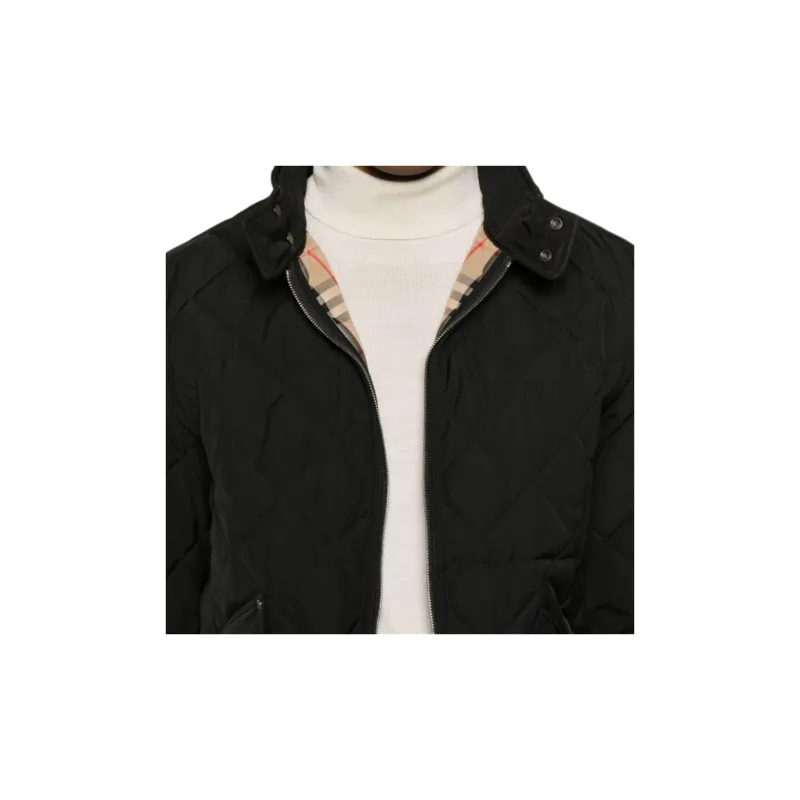 Burberry Long Sleeved Zipped Quilted Jacket-5