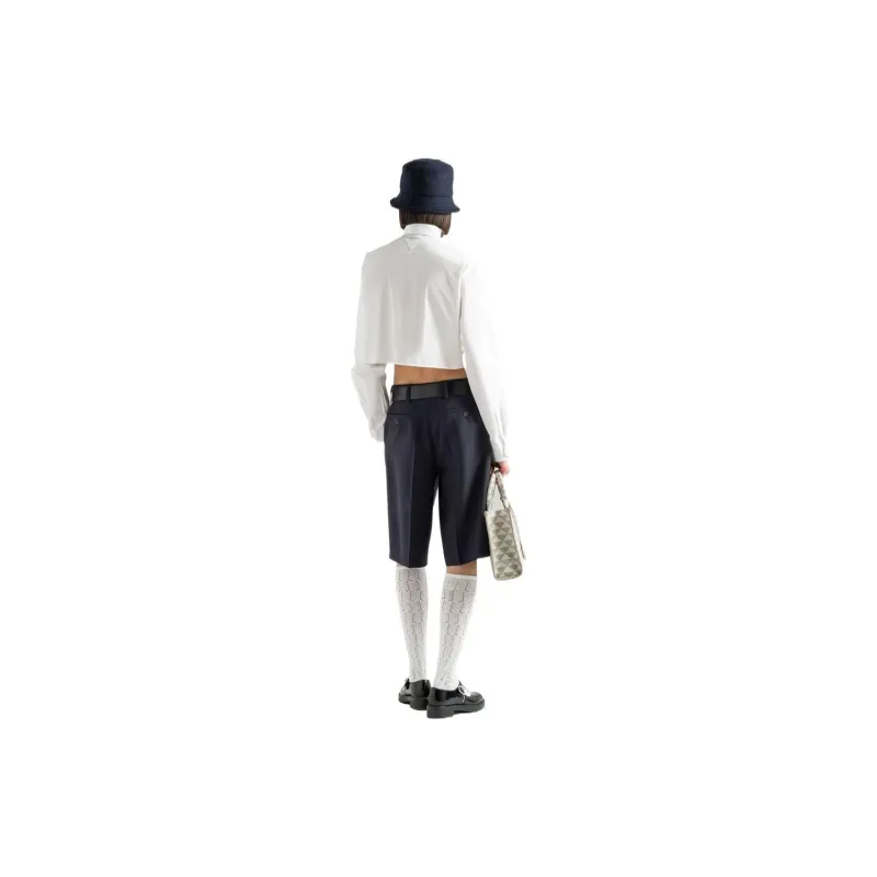 PRADA Crop Tops Women's White-2