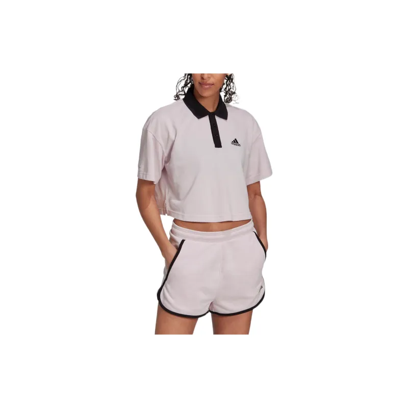 Adidas Polo Shirts Women's Pink-1