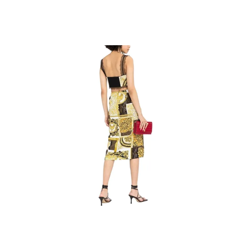 VERSACE Strapless Tops Women's Multicolor-3