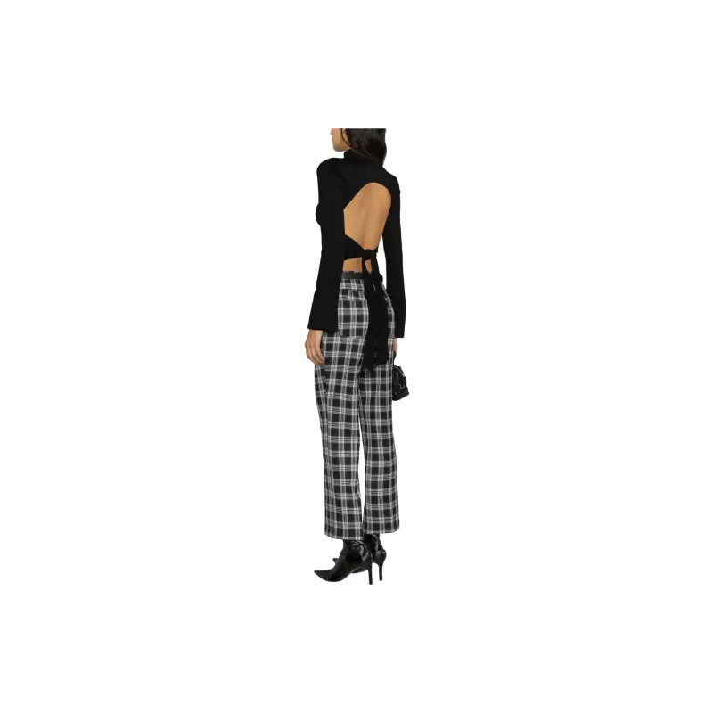 Reformation Crop Tops Women's Black-2