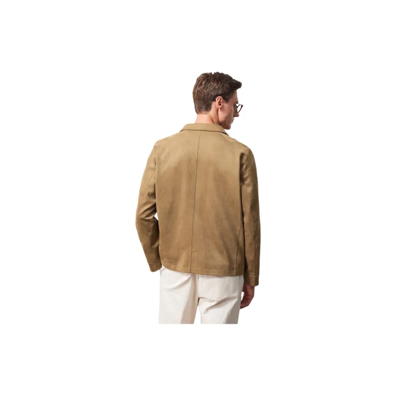 BY CREATIONS Jackets Coats Men's Brown-1