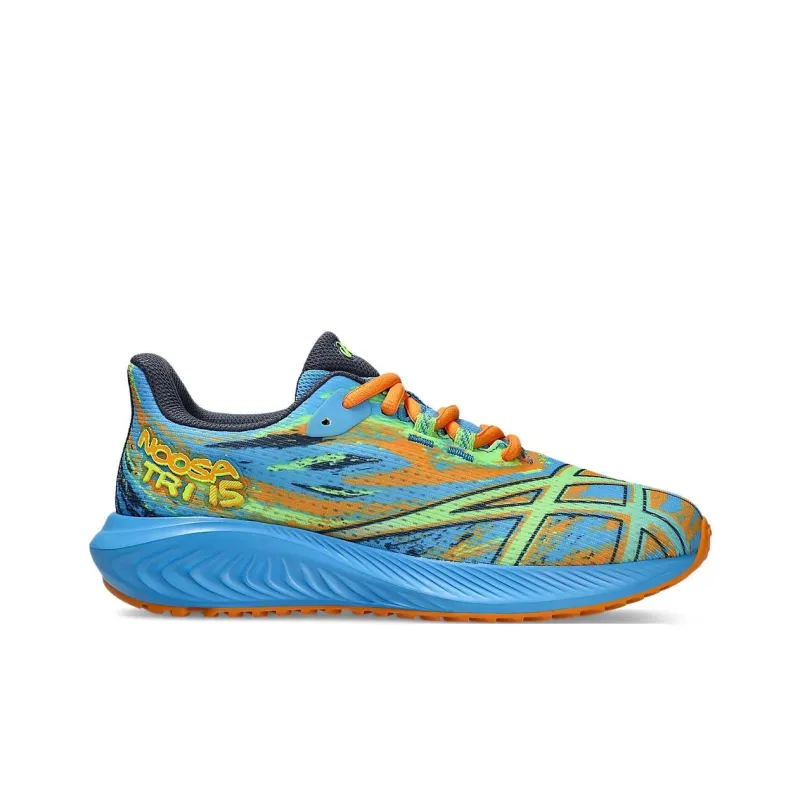 Asics Slip Resistant And Breathable Low Top Kids' Running Shoes Blue Teenagers-1