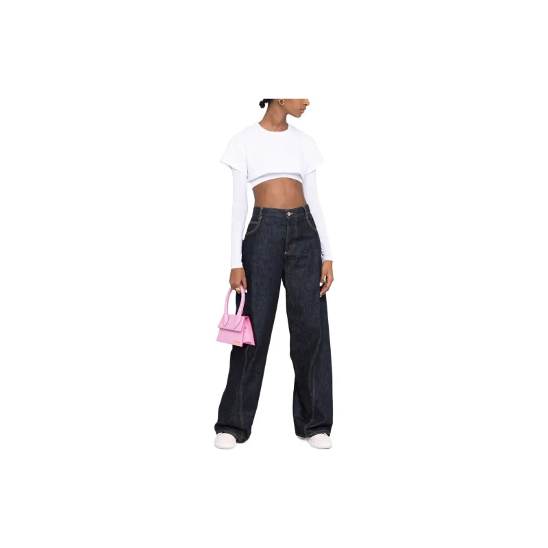 Jacquemus Le Double T shirt Layered Top-1