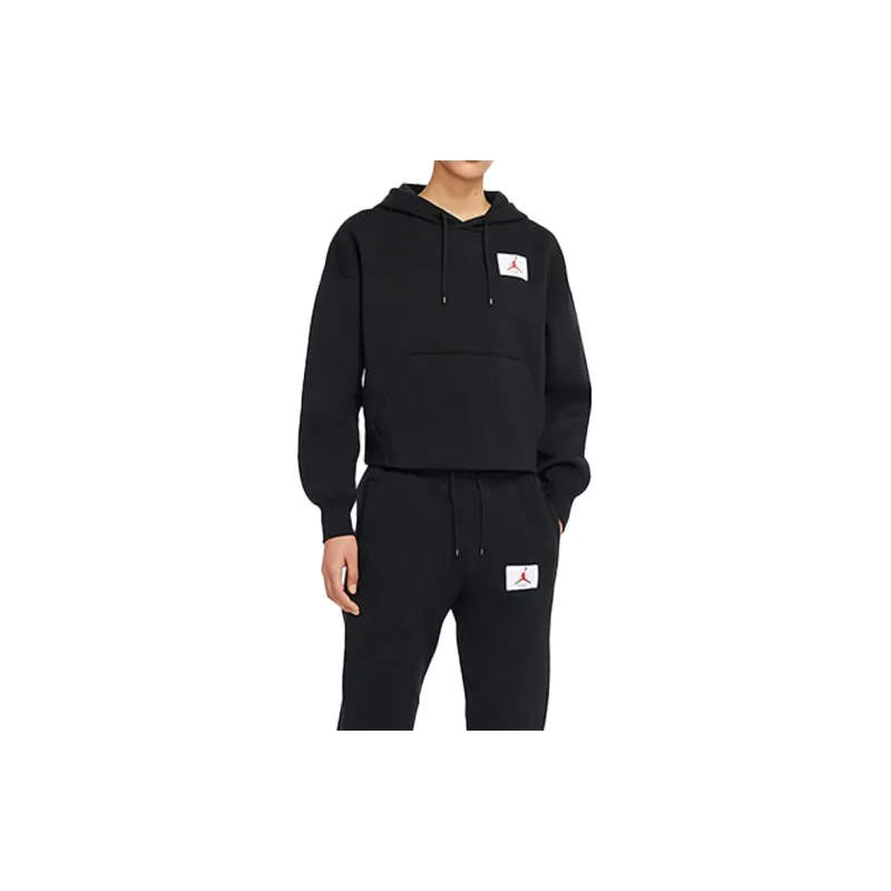 JORDAN Women'ss Flight Hoodie Black-2
