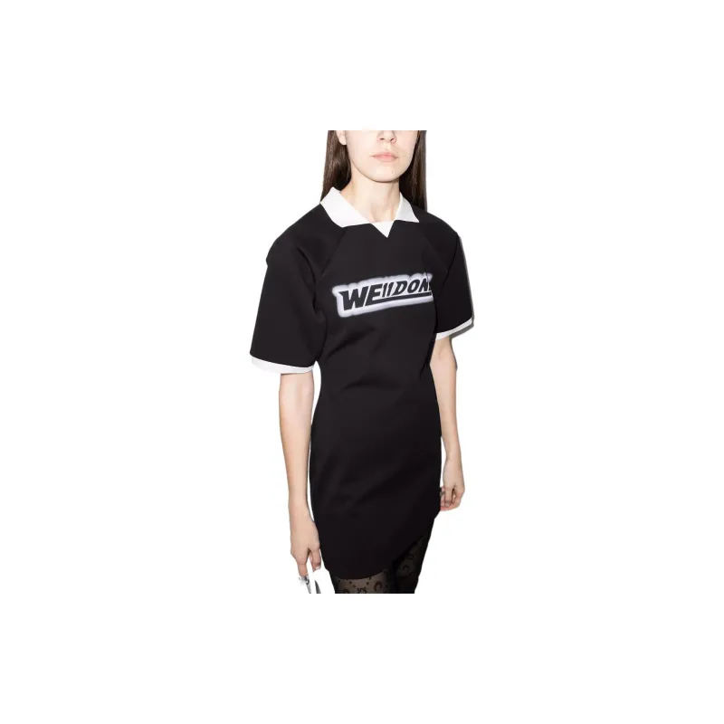 WE11DONE Short Sleeved Dresses Women's Black-3