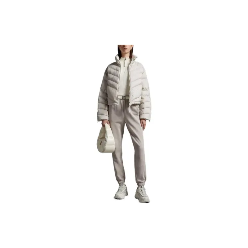 Moncler Down Jackets Women's Light Gray-2