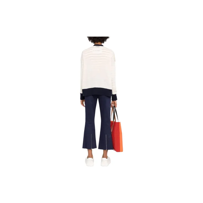 MARNI Colour-block Cashmere Cardigan-2