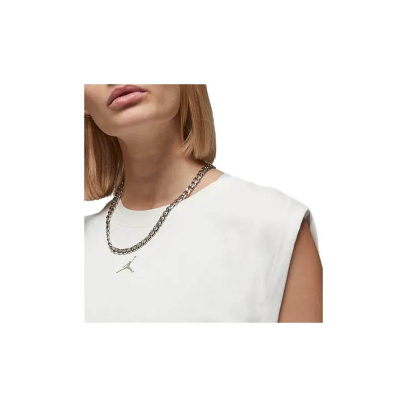 Jordan Tank Tops Women's Phantom Gray White-5