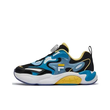 FILA KIDS Low Top Kids' Running Shoes Black Blue Teenagers