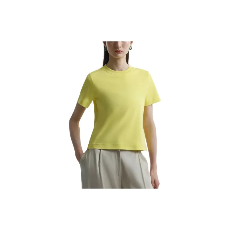 COS T Shirts Women's Yellow-1
